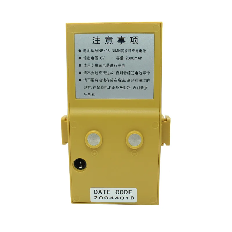 2800mAh 6V Rechargeable NB28 NB-28 Battery For South NTS-302/312/332R Series Total Station