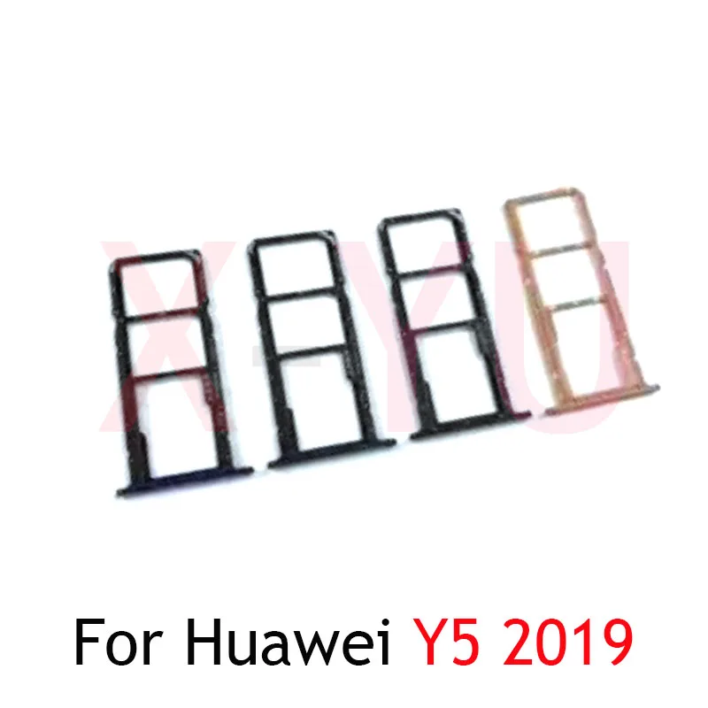 10PCS For Huawei Y5 Prime 2018 / Y5 2019 / Y5 Neo SIM Card Tray Holder Slot Adapter Replacement Repair Parts