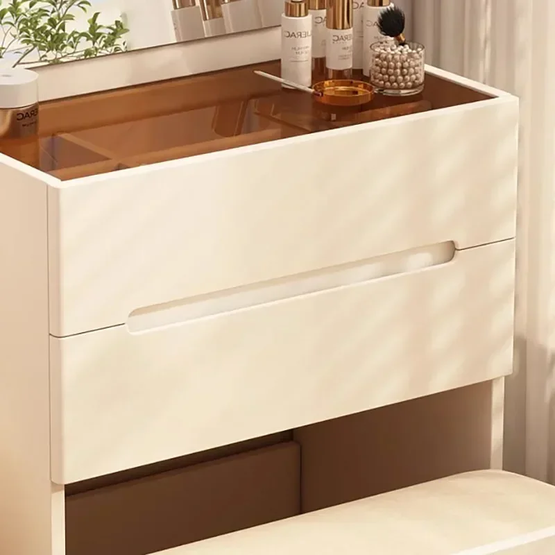 Storage Stool Vanity Table Luxury Nordic Bedroom Luxury Vanity Table Living Room Meuble De Chambre Interior Decoration