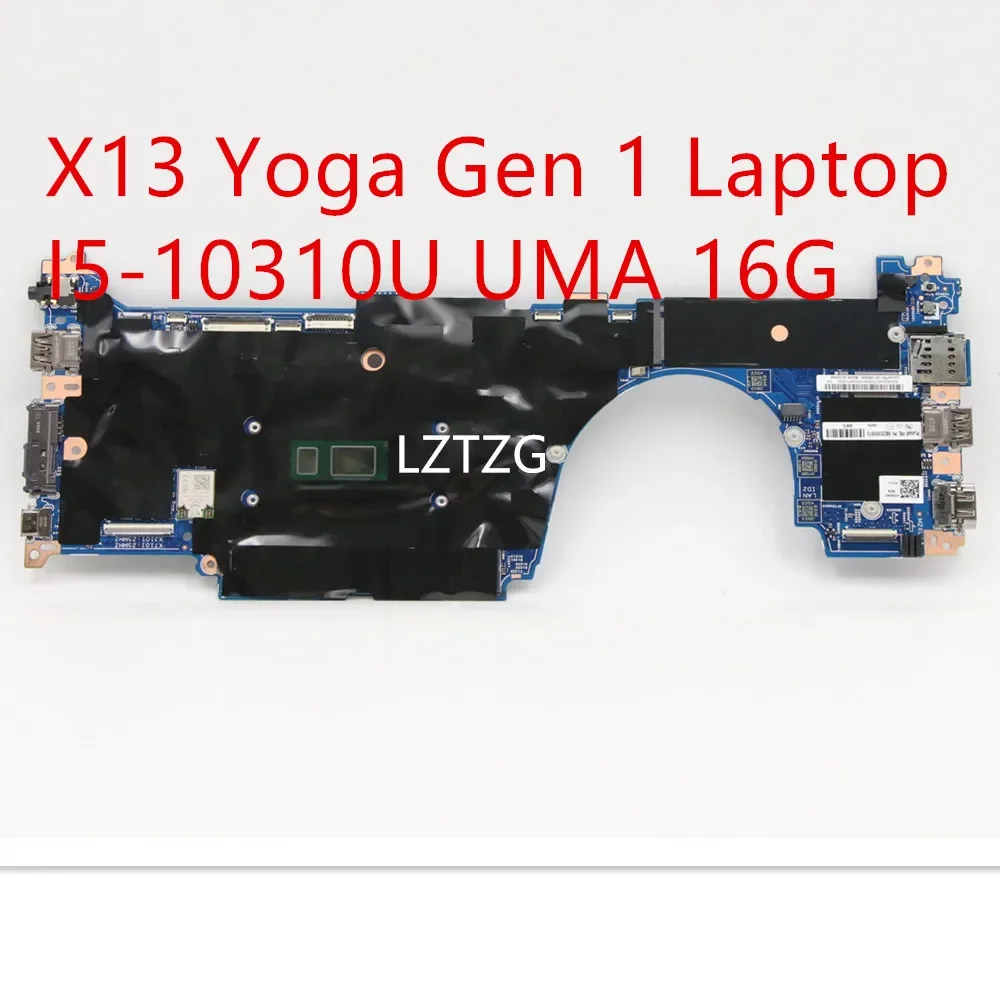 Motherboard For Lenovo ThinkPad X13 Yoga Gen 1 Laptop Mainboard I5-10310U UMA 16G 5B20X83513 5B21C40397