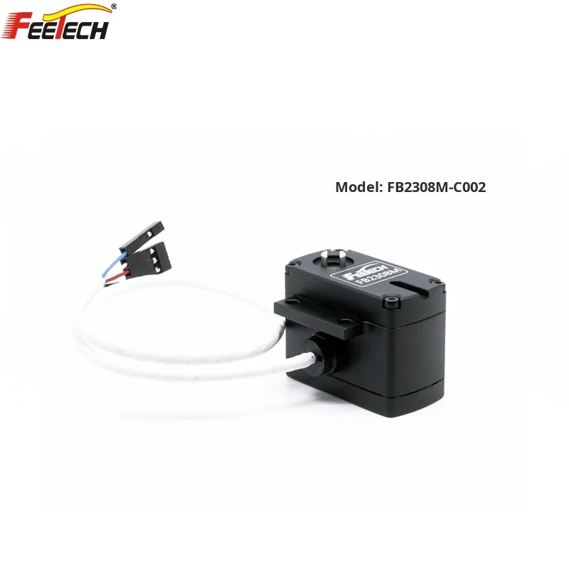 Feite 12V 7Kg.Cm Digital 360-Degree Servo Waterproof Industrial Waterproof Servo Brushless Steel Gear 360-Degree RC Cars