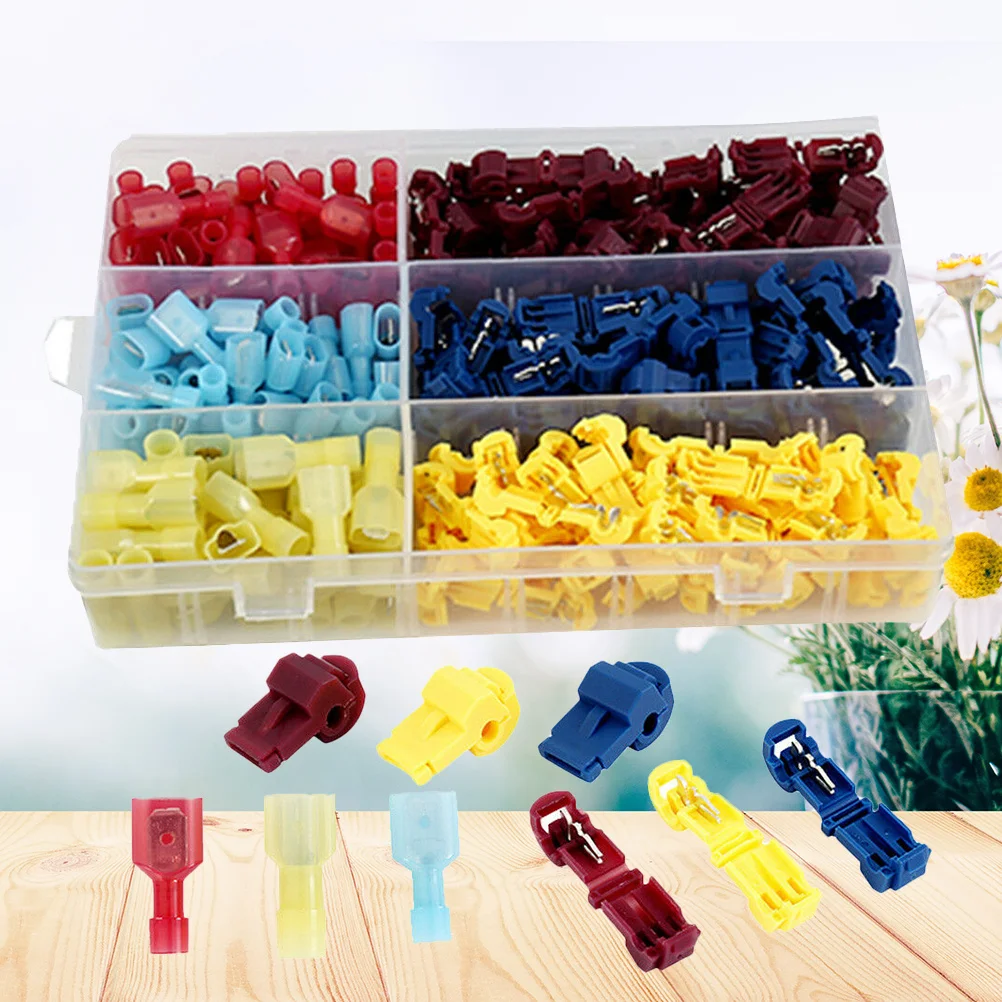 

200 шт., комплект изоляционных клемм, термоусадочный разъем для проводов, уплотнение для пайки, водонепроницаемый морской автоматический обжимной разъем для сращивания кабеля