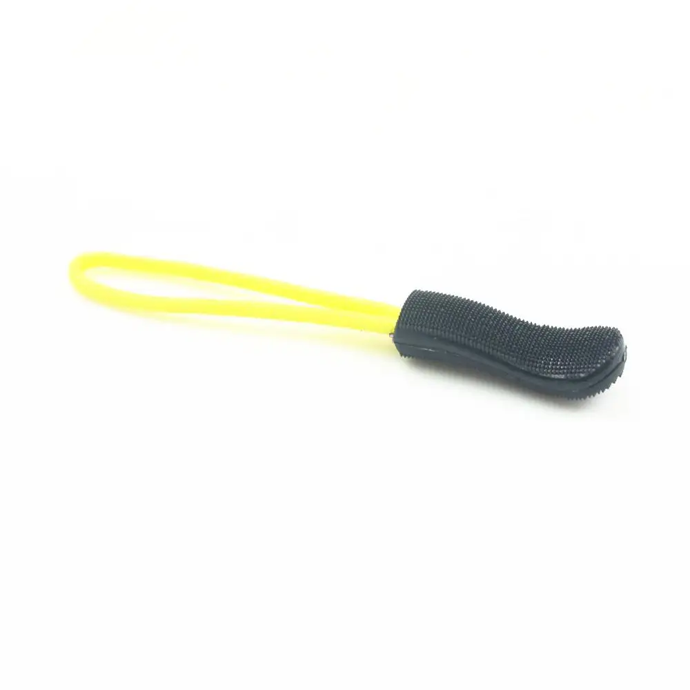Zipper Puller Set Rubber Head Nylon Cord Zipper Fixer Grip Pulls Zipper Accessories for Coats Bags Tents