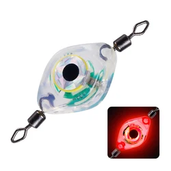 Luz LED para señuelo de pesca, lámpara para atraer peces, resistente al agua, antipresión, 1 piezas