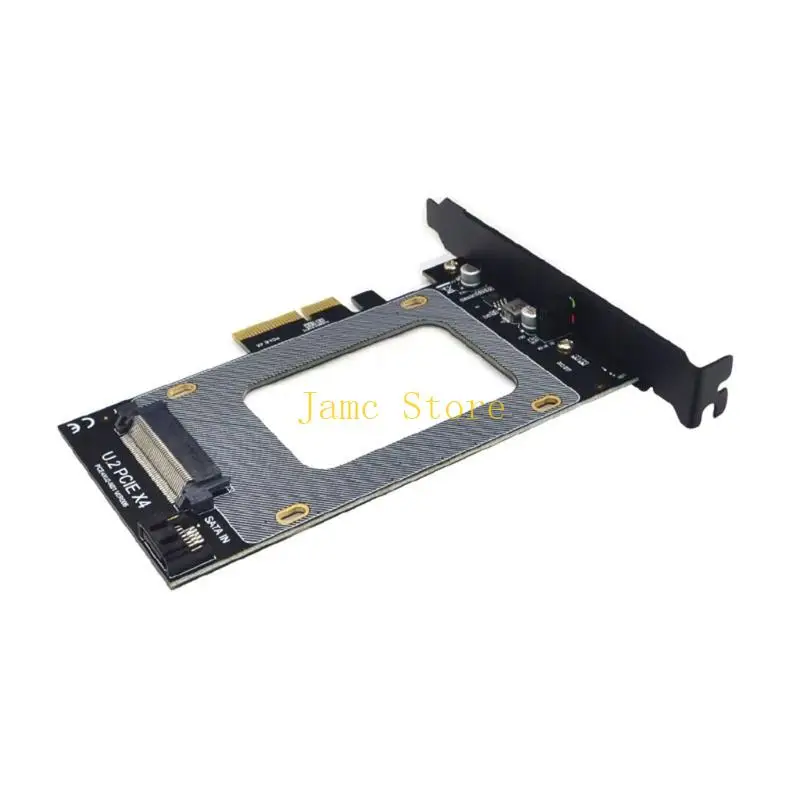 LX0B SFF-8639 to PCIe SSDs Adapter Card PCIE3.0 4X Expansion Card for 2.5inch SSDs Expansion Converter Replacement
