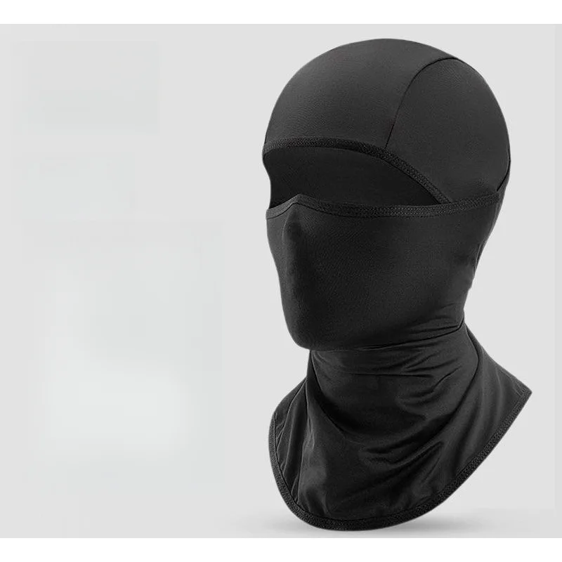 الصيف ركوب القبعات دراجة نارية خوذة بطانة غير التحول الحرير الجليد تنفس يندبروف واقية من الشمس درع الوجه #2