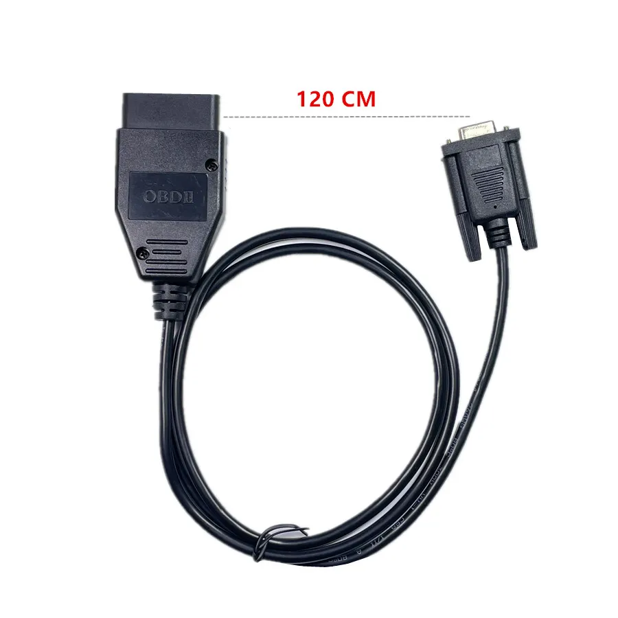 OBDII 16 Pin to 9PIN Female 1.2M  OBD2 16Pin to 15pin Male Extension Cable Car OBD Tool 16Pin to DB9 /DB15 Connector