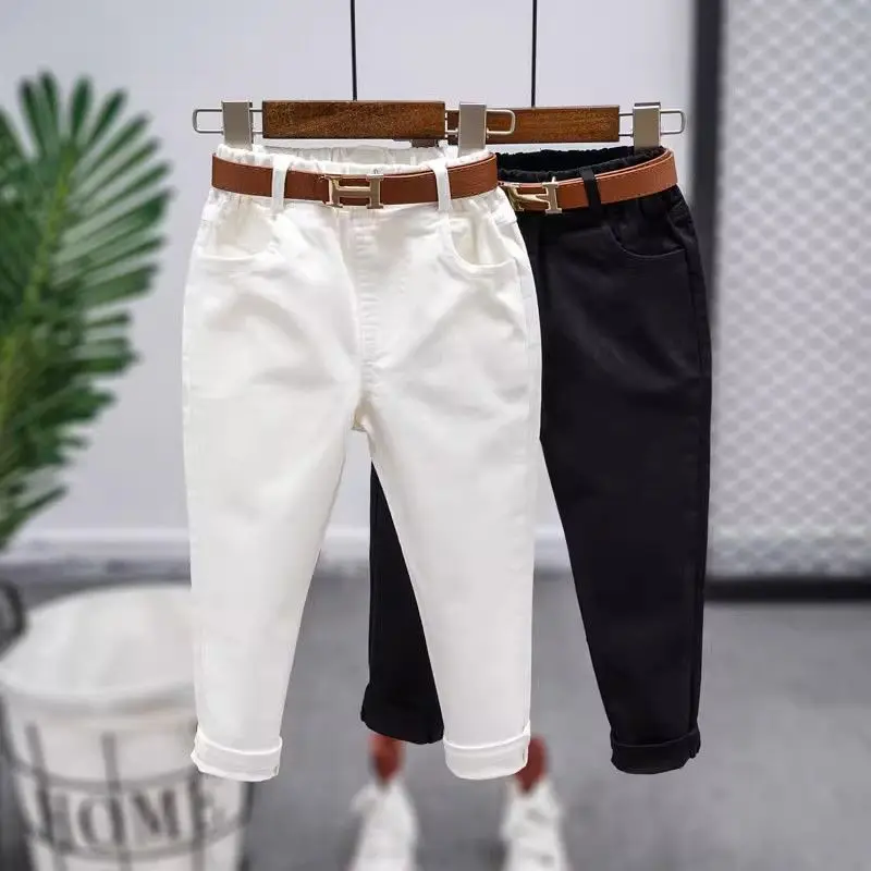 

Girl Boy Cotton Long Trouser Kid Pant Cool Trendy Children's Pencil Pants Spring Kids Pencil Trousers High New Quality B16