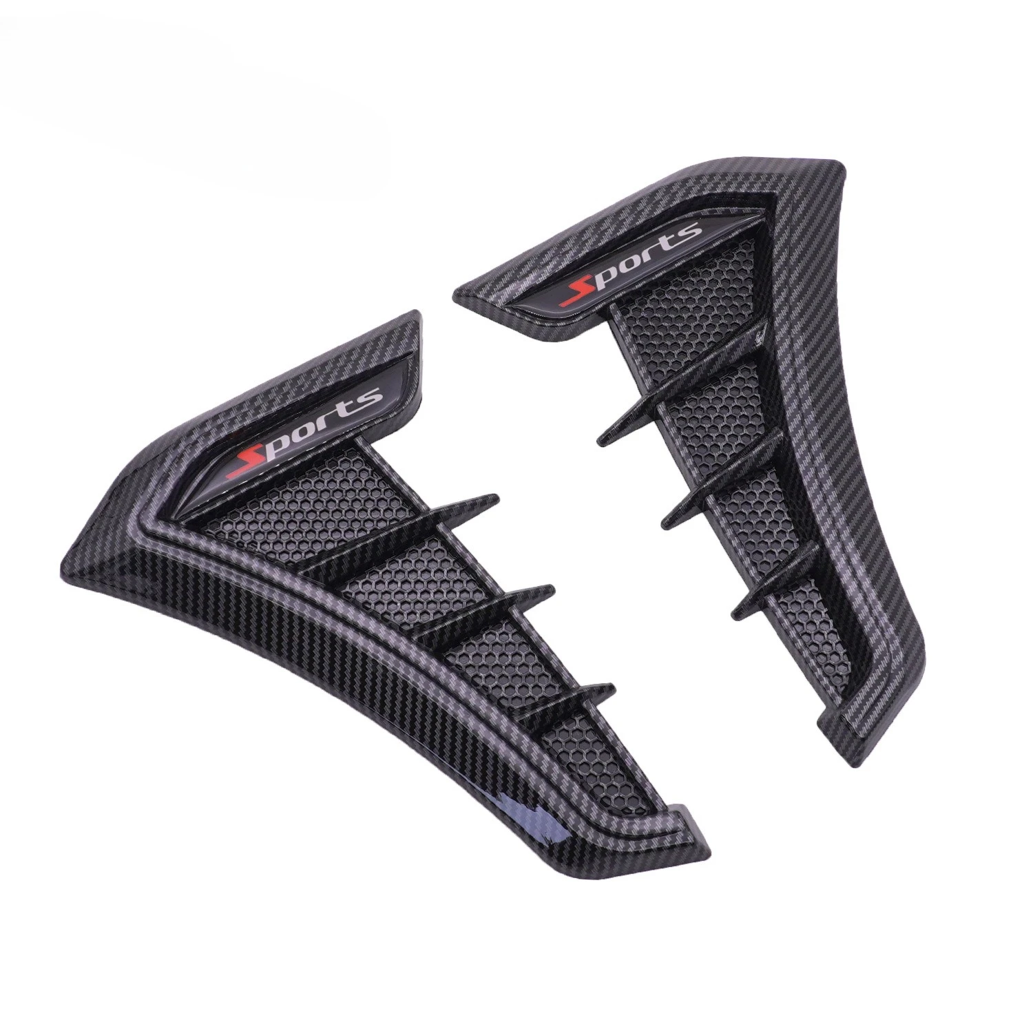 

Universal Automobile exterior modification side wing panel side trend fender panel decoration sticker fake trend 1 pair