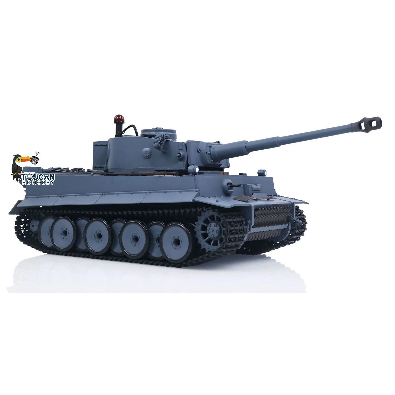 

Heng Long TOUCAN 1/16 RTR RC Tank 7.0 Plastic Tiger I 3818 Barrel Recoil BB Shoots IR Combat Smoke EffectModel TH17234