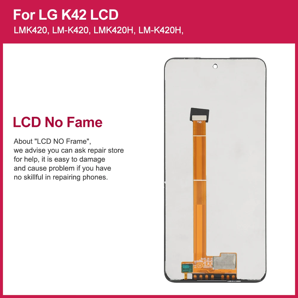 Brand new LCD For LG K40 k40s k41 k41s k42 Display Touch Screen Digitizer For LG k40 k400 k12 plus mobile phone lcd Replacement.