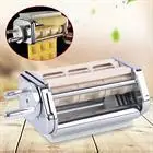 Stainless Steel Fresh Pasta Noodle Maker Roller & Cutter Attachment Set Manual