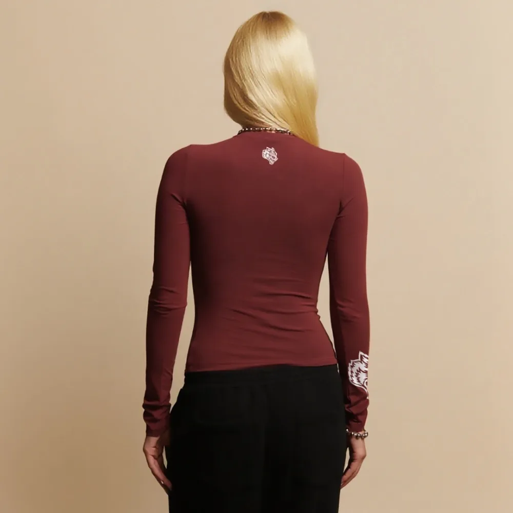 قميص Darc Sport للسيدات بأكمام طويلة للتمرين، قميص فتل الرطوبة بقصة ضيقة للجري في صالة الألعاب الرياضية واليوجا، ملابس رياضية مناسبة