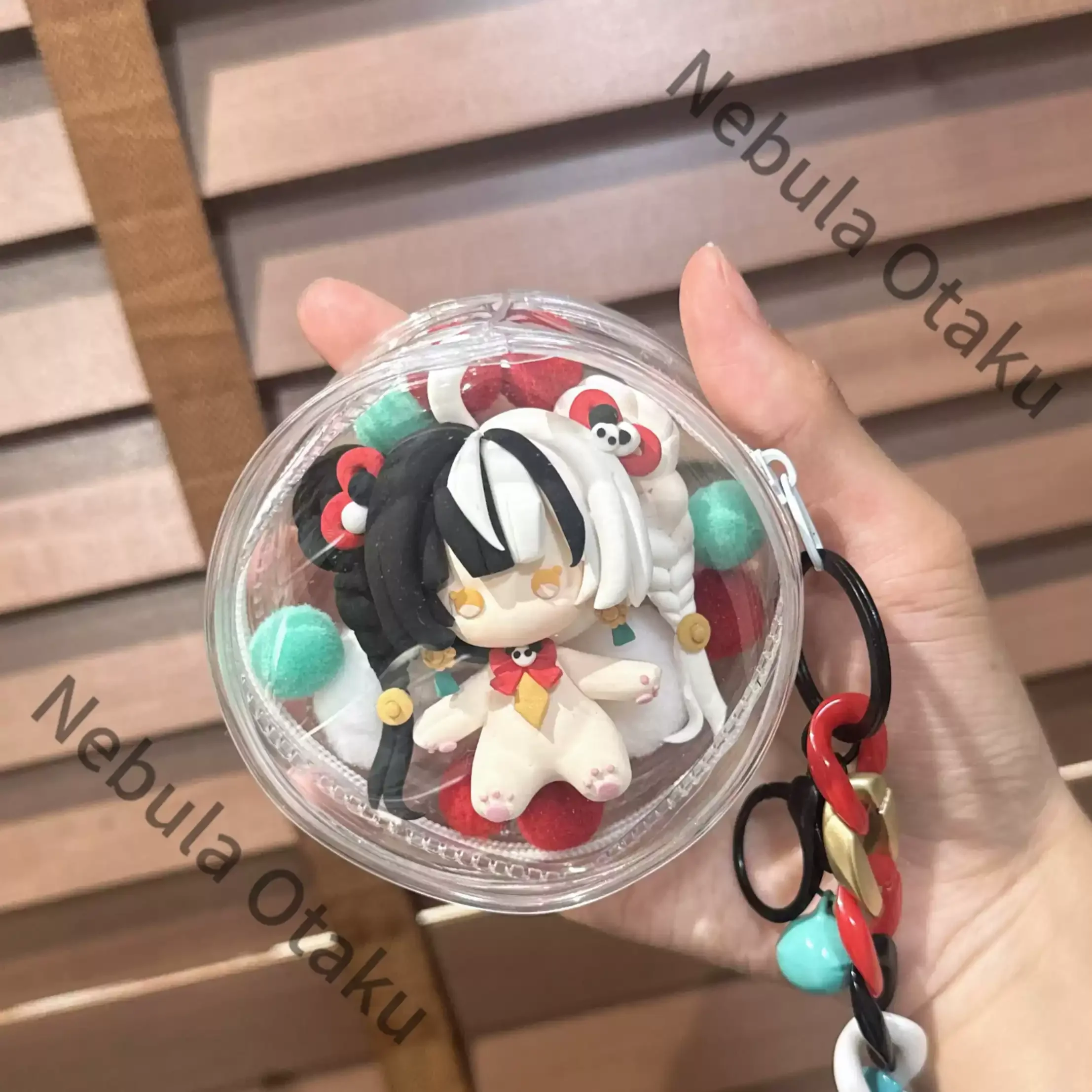Zenless Zone Zero Dialyn Q Version Clay Customization Garage Kits Pendant Keychain Hanging Drop Cosplay Colleagues Gifts Anime