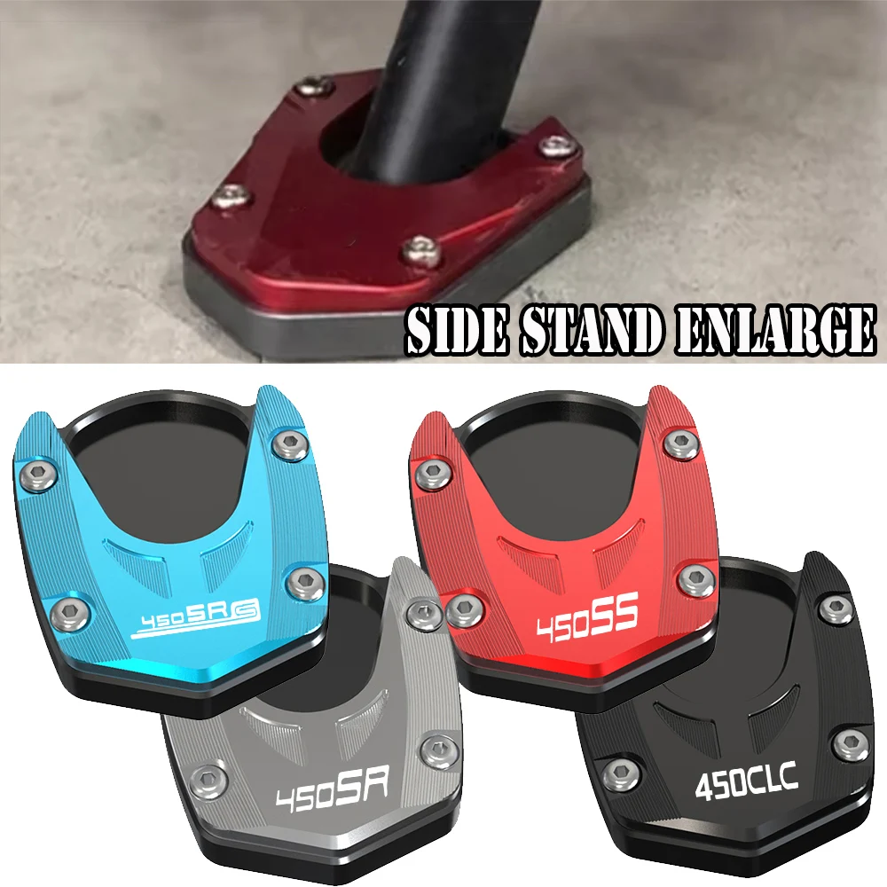 

2023 2024 2025 FOR CFMOTO CF MOTO 450NK 450SR 450SS 450SRS 450CLC Motorcycle Side Stand Enlarger Kickstand Extension Foot Pads