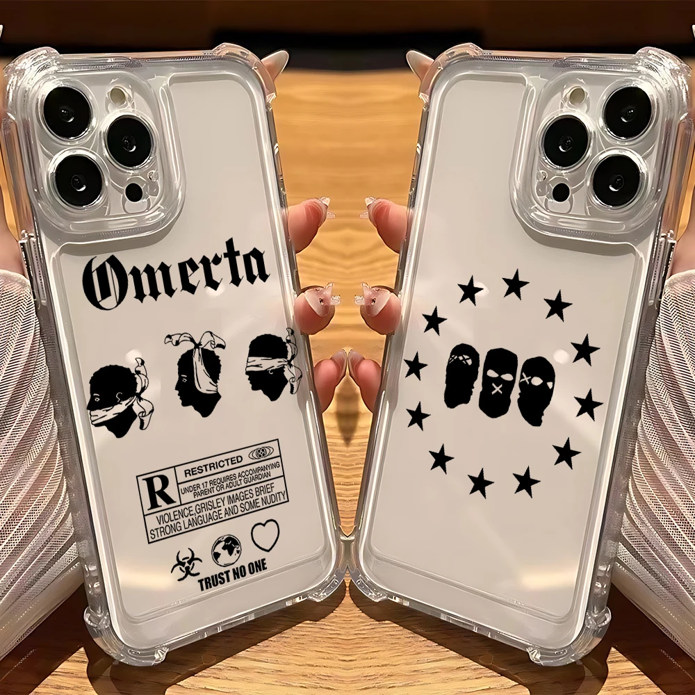 Omertas Maes Phone Case For OPPO A17 A16 A15 A38 A5 A54 A72 A74 A76 A78 A9 F11 Reno 7 7Z 8 11 PRO PLUS 4G 5G Anti-fall Clear