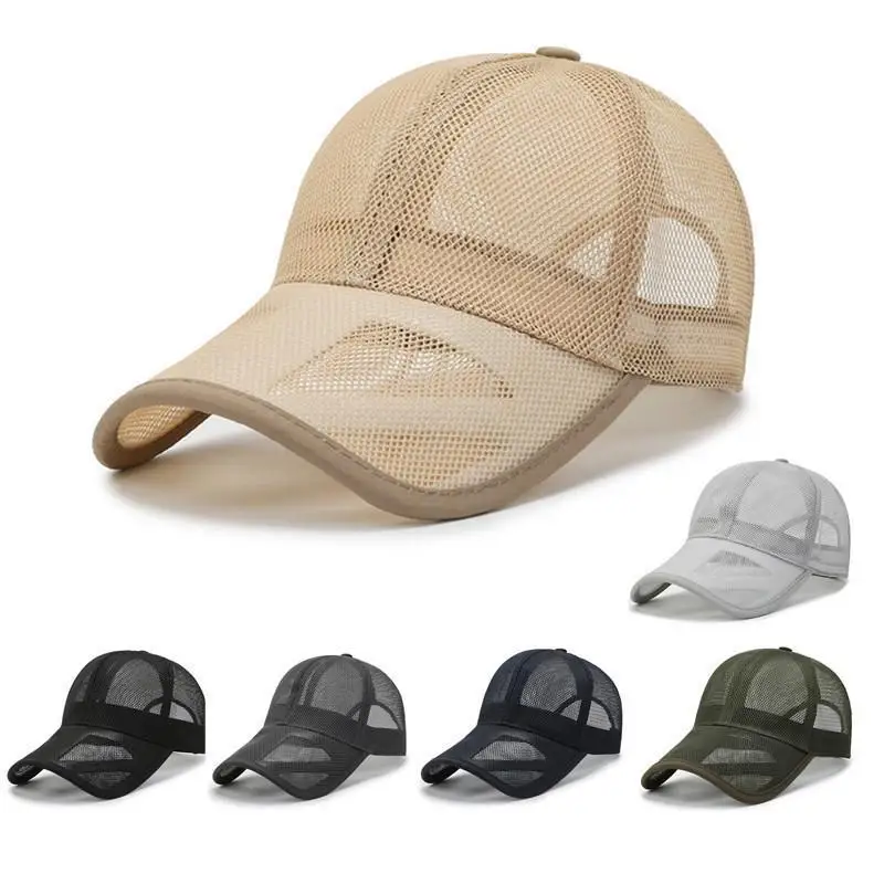 

Mesh Hat Dry Running Summer Mesh Cap Men Women Hat Baseball Cap Summer Breathable Mesh Hat Sun Hat