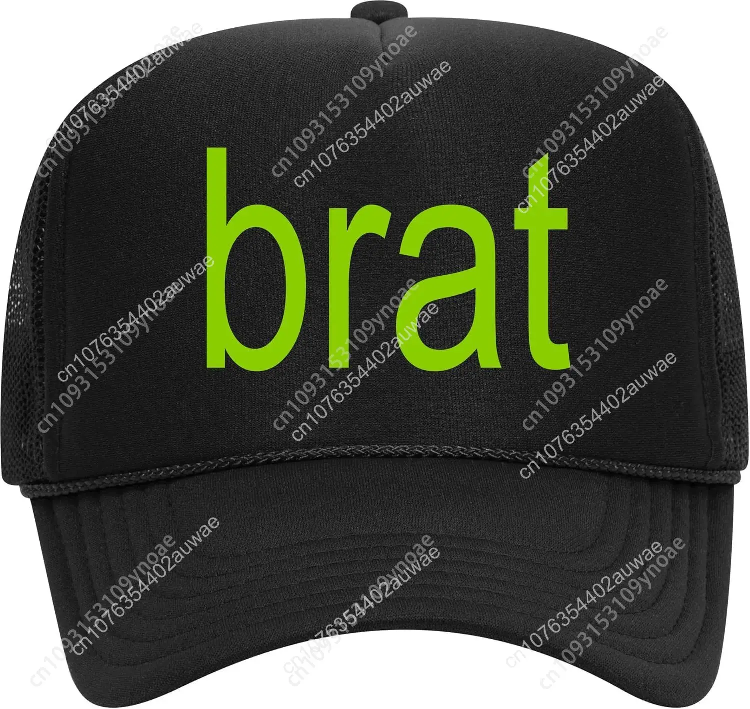 

Brat Trucker Hat Summer Trendy Hats Vintage Cute Graphic Pop Girly Concert Festival Green Cap Premium Trucker Hat for Men Women