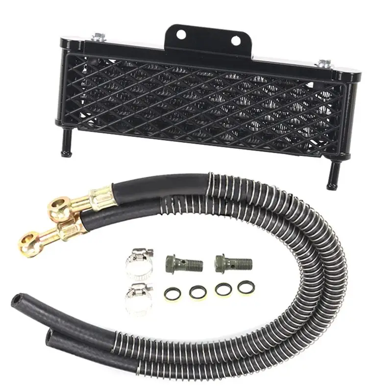 Clear Motorcycle Radiator Interface Engine Oil Cooler 50-160Cc ATV Oil Cooling