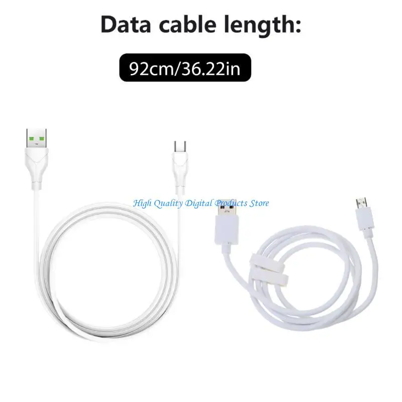 U2JE 100cm 길이 USB 5Pin/USB C 케이블 빠른 충전 코드 3A 데이터 와이어 확장 라인