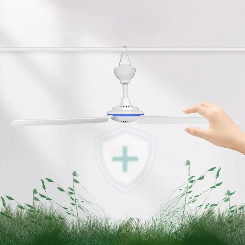 調整可能な速度ハンギングファンエアクーラーC13プラグミニキャノピー寮ファン12V-85V N58D