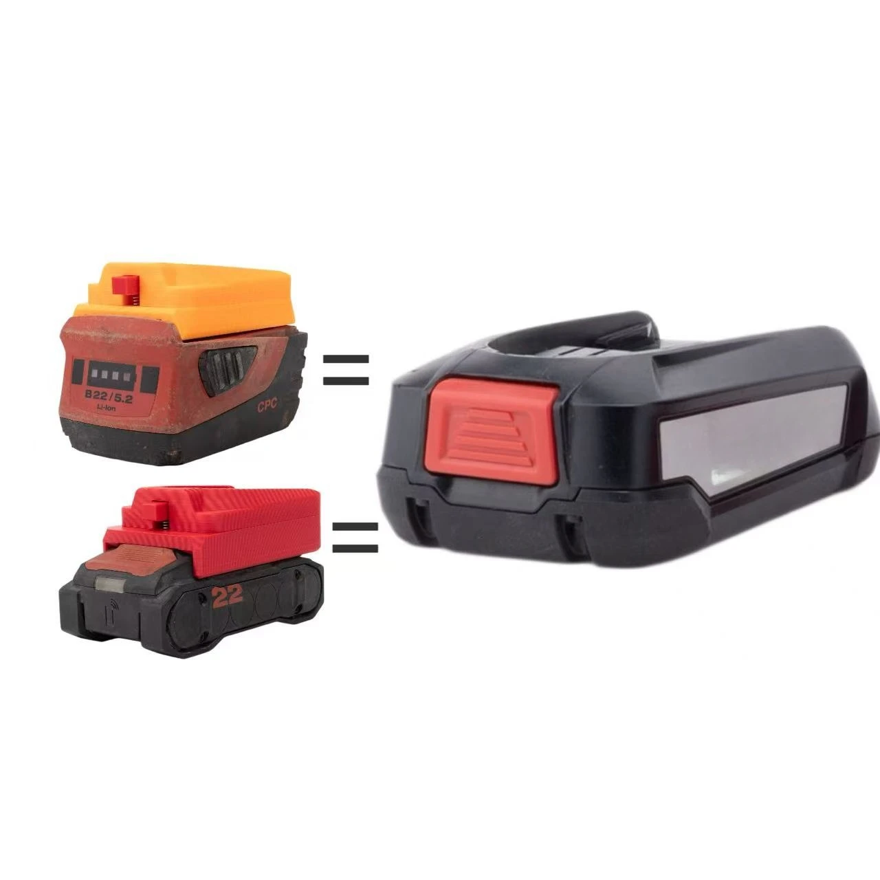 

Battery Adapter For Hilti 22v / Hilti 22V Nuron New and old battery versionsTo Bosch Green PBA Series 18v Tools Converter