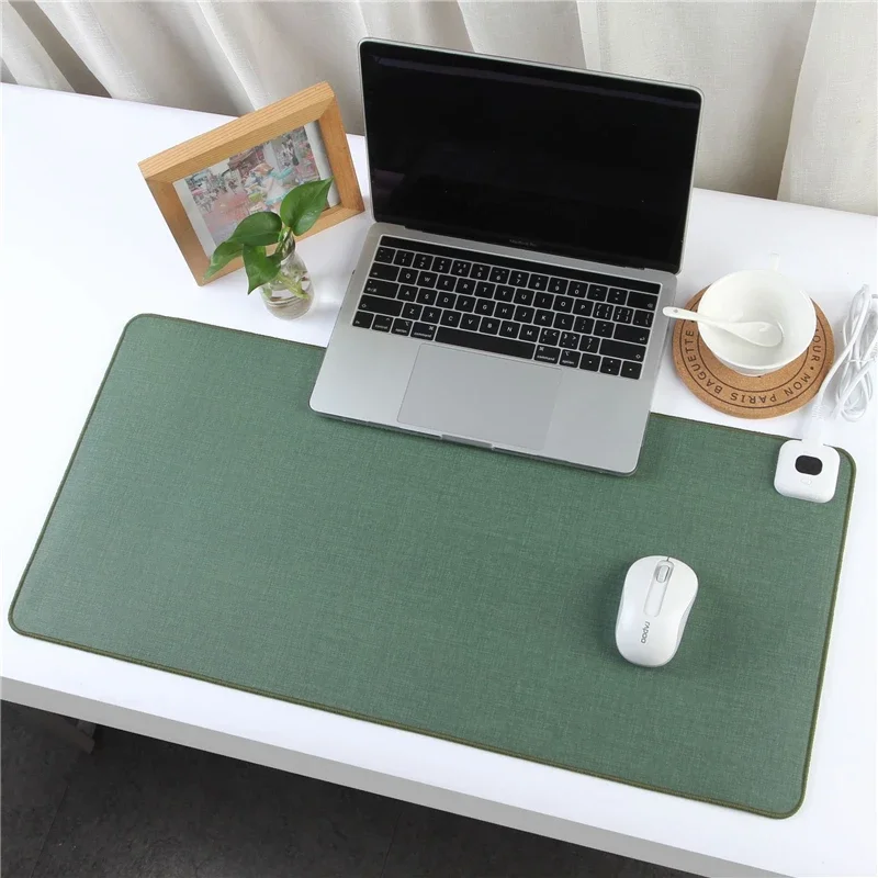 26x52cm Electric Heat Mouse Pad Table Mat Temperature Display Heating Mous Pads Keep Warm Hand for Office Computer Desk Keyboard