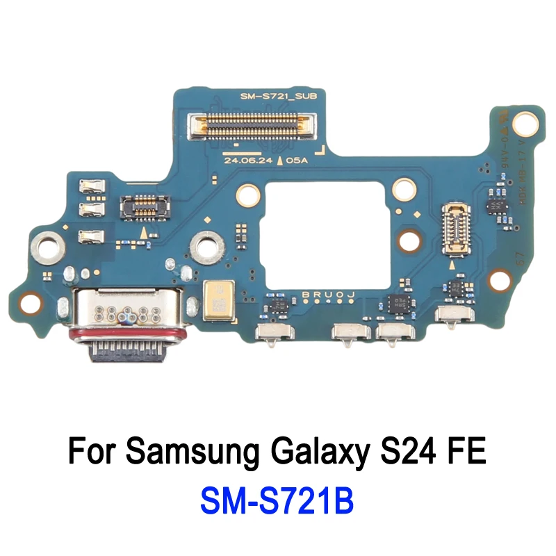 EU Edition Charging Port Board Spare Part For Samsung Galaxy S24 FE SM-S721B / S24 SM-S921B / S24+ SM-S926B / S24 Ultra SM-S928B