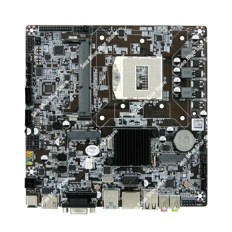 Industrial board New HM87 itx main board Fourth generation notebook 946-pin CPU all-in-one computer HTPC chassis, unique display - view 2