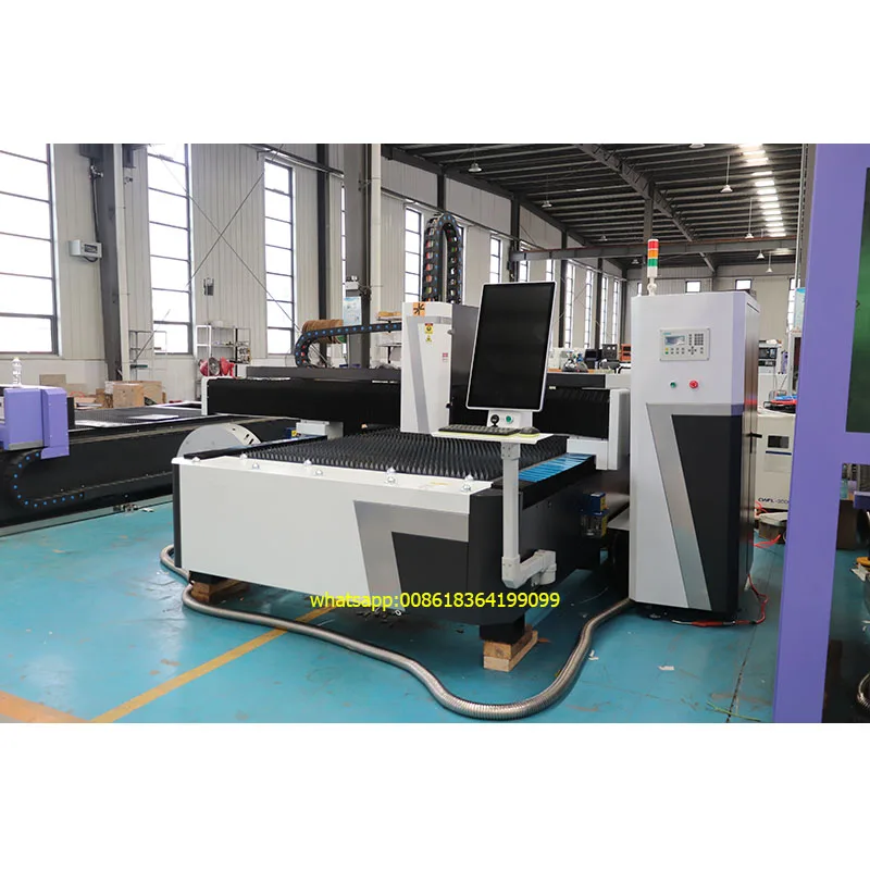 1500*3000 Working Area Double Head Fiber Laser and Co2 Laser Cutting Machine for Acrylic MDF Leather and Metal Sheet