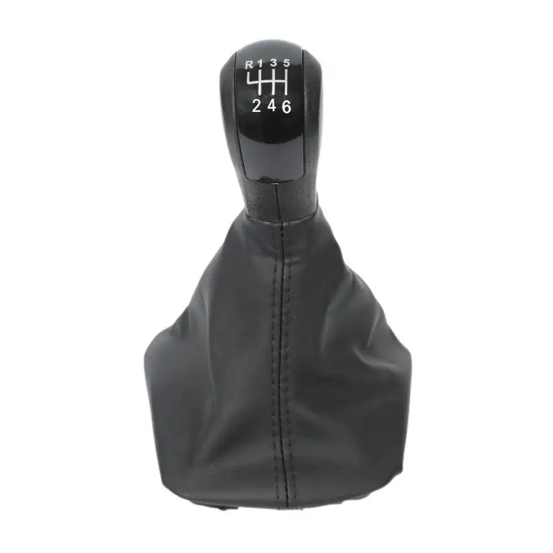 For Skoda Octavia A5 MK2 Sedan & Combi 2004 2005 2006 2007 2008 2009 2010 2011 2012 Car Gear Stick Shift Knob With Leather Boot