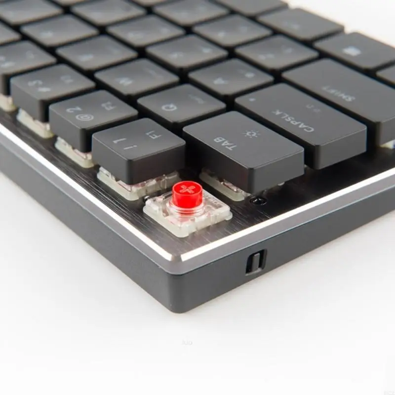 4Pcs RGB Mx Switches, Cherry MX, Low Profile, RGB, Silver, Red Switch, Thiner Switches, for Mechanical Keyboard