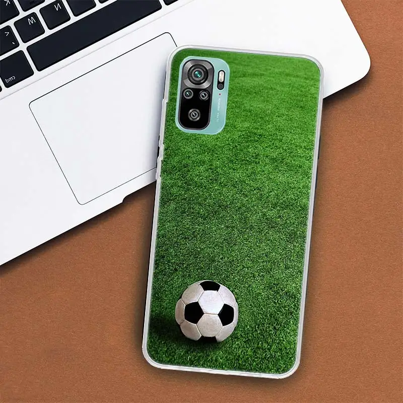 Football soccer ball design Phone Case For Xiaomi Redmi 12 12C 10 10C 10A 9T 9C 9A 9 8 8A 7 7A 6 6A K20 K30 K40 Pro S2 Fundas