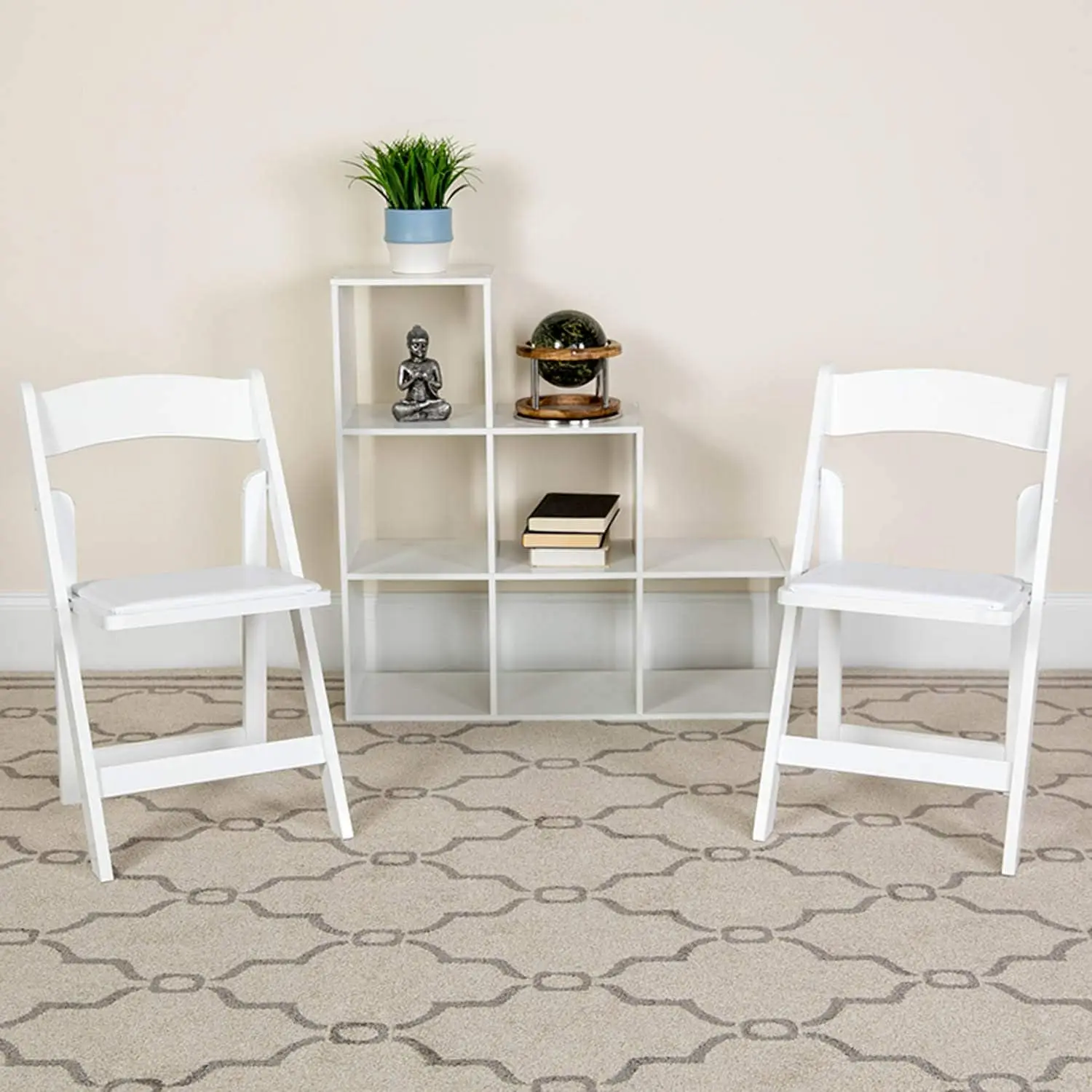 Outdoor White Folding Chair for Wedding Party Banquet