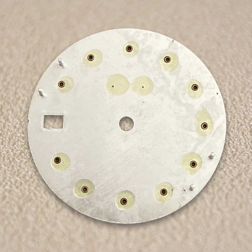 28.5mm S Logo Diamond NH35 Dial Suitable for NH35/NH36 Movement Watch Modification Accessories High Quality NH35 Accessories ﻿