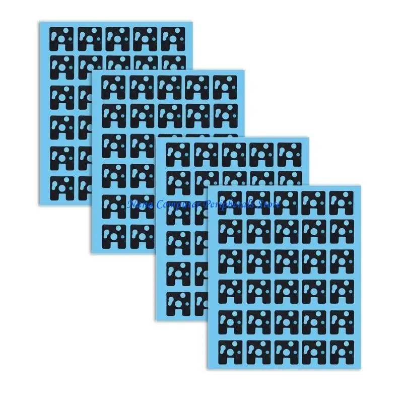 F68C 120Pcs PEs Pad for Mechanical Keyboards PCB Switches Pad Stickers Foam Material Gaskets Improve BM60 BM65 BM68