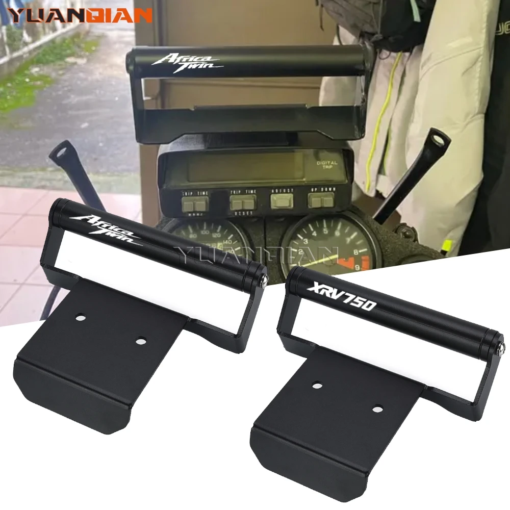 For Honda XRV750 XRV 750 Africa Twin 750 RD07 Motorycle Accessories 22mm Phone Holder GPS Navigation Mounting Extension Bracket