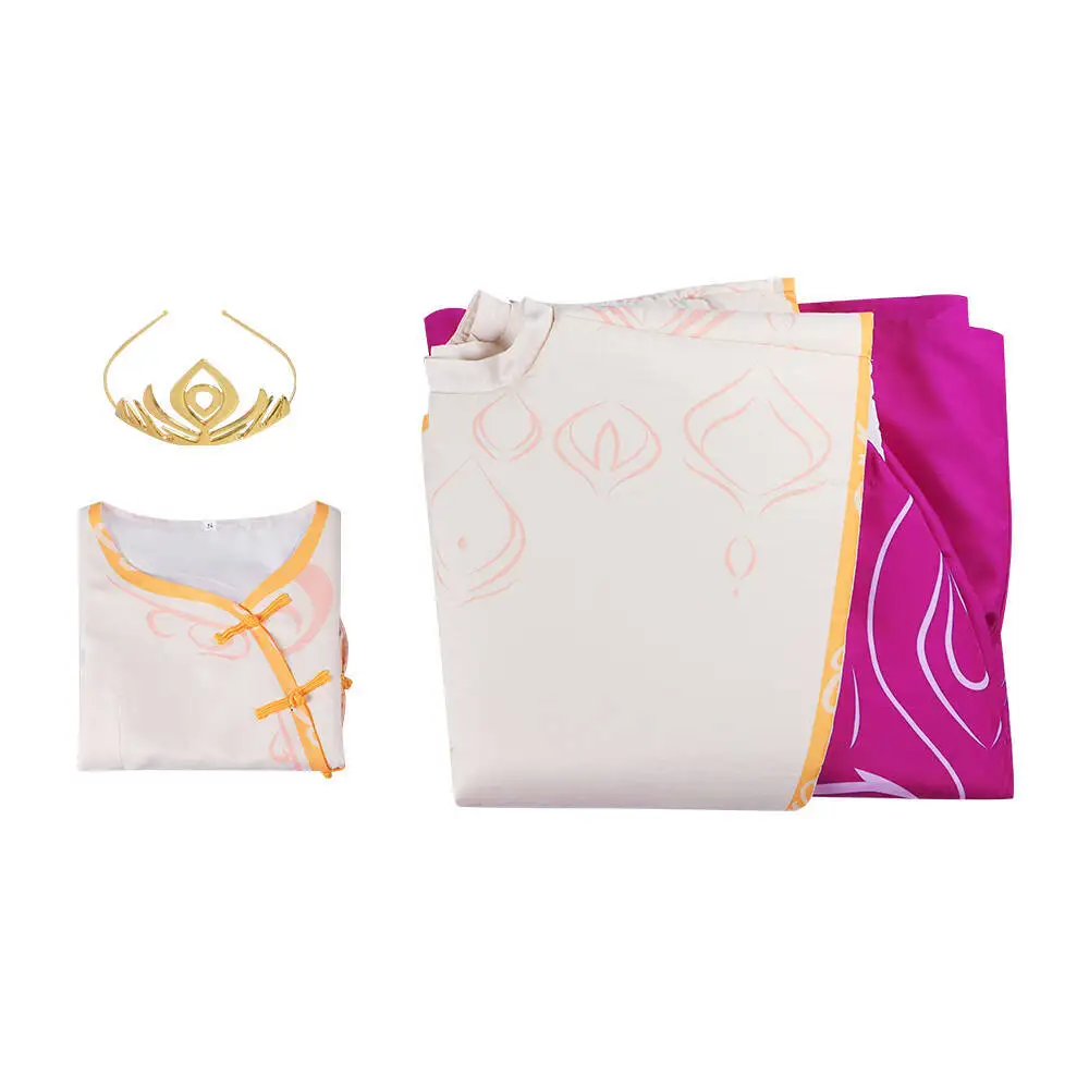 زي تنكري لشخصية إليان من المغامرة السحرية لفستان أداء مرحلة الرسوم المتحركة ثنائي الأبعاد #3