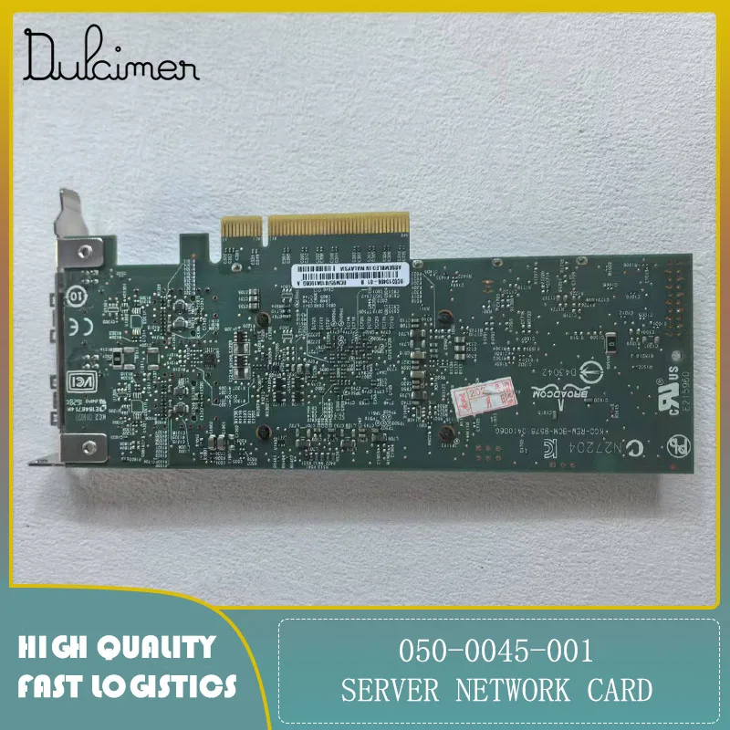 Tarjeta de red de servidor PCI-E2 DUAL 10GE SFP ADAPTER NL410 USADO