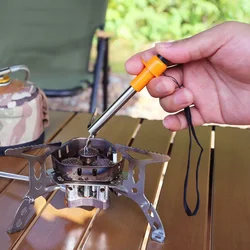 1x Portable Pulse Igniter Kitchen Outdoor Stove Electric Igniter Piezoelectric Igniter BBQ Cooking Camping Stove Accessories