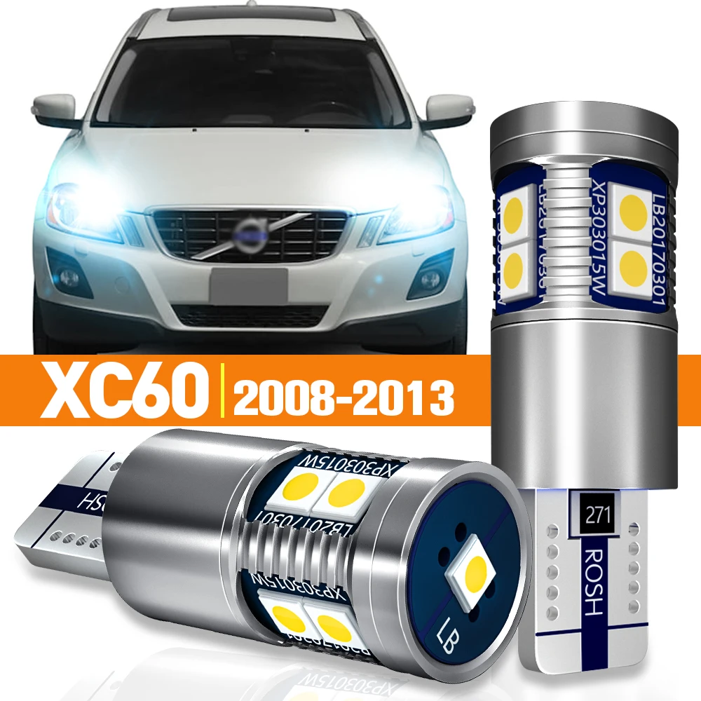 

2 шт. светодиодный габаритный фонарь для Volvo XC60 2008-2013 2009 2010 2011 2012, аксессуары, лампа Canbus