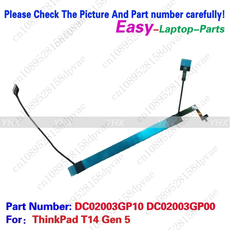 

GYX новый для камеры LENOVO ThinkPad T14 Gen 5, кабель DC02003GP10 DC02003GP00.