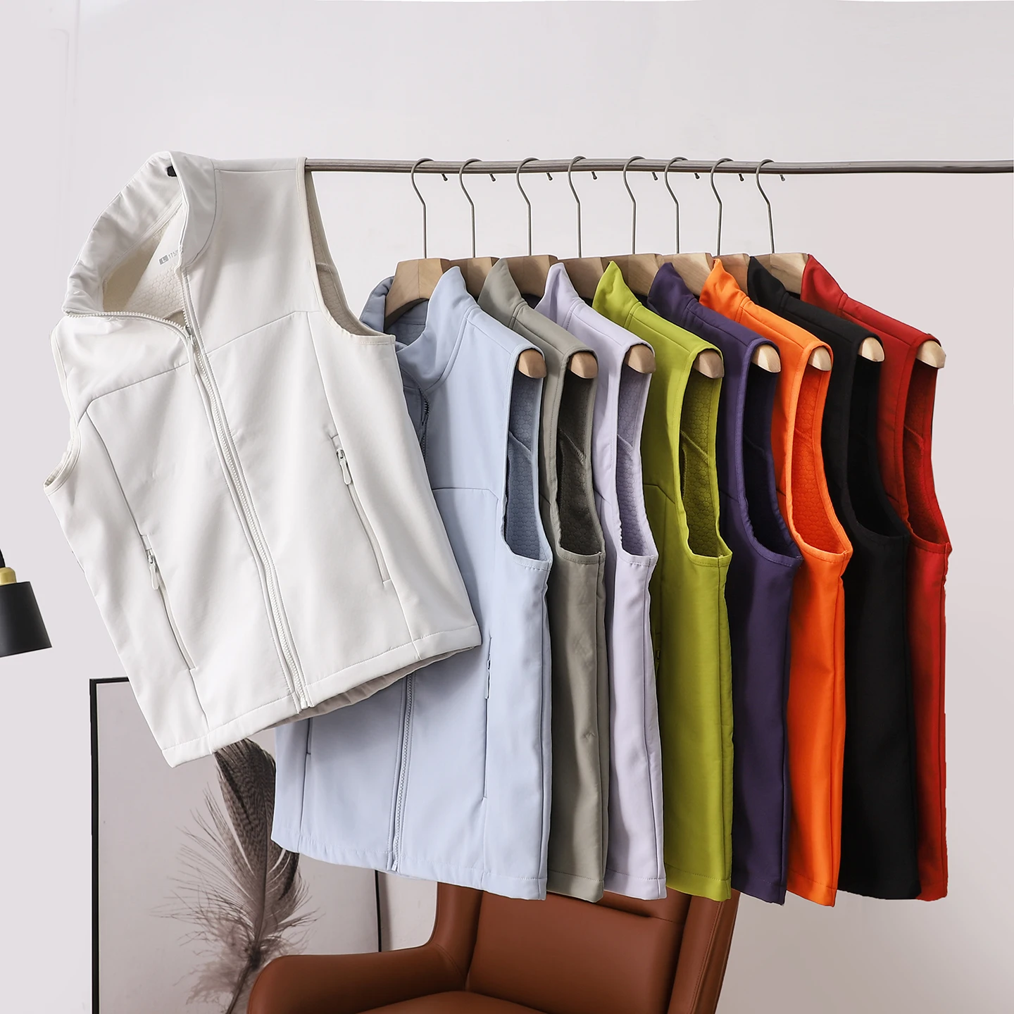 High-Quality Fashionable Soft Shell Vest Outdoor Windproof Waterproof Shoulder Jacket Autumn Winter Warm Vest