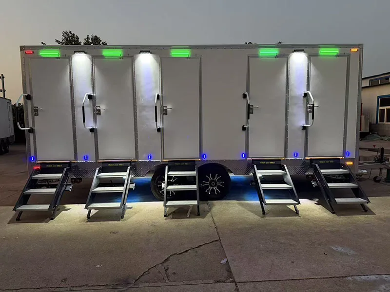 Customized Mobile Public Restroom Anti-Odor Sealed Portable WC Prefab Sanitary Unit for Construction Festival Outdoor Activities