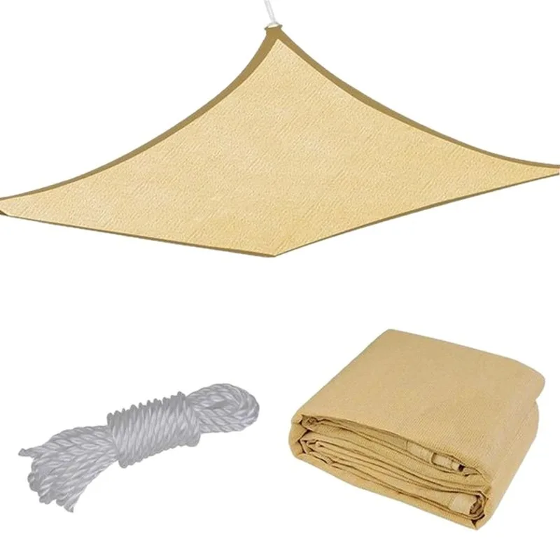2026 Sunshade sail outdoor sunshade net triangular four-corner sunshade sail sunshade net breathable