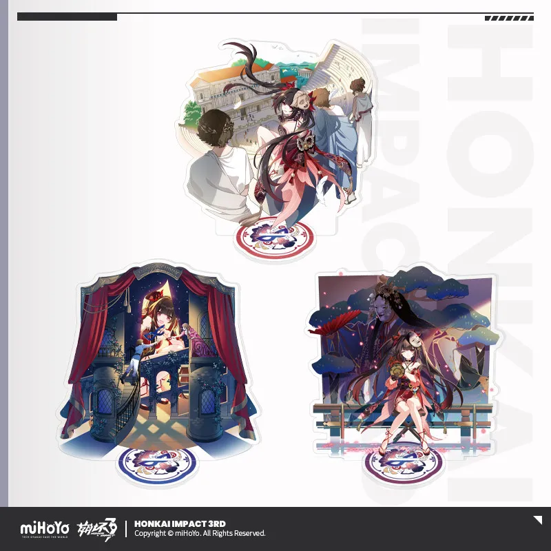 

miHoYo Official Honkai Impact 3 Sparkle Stigmata Acrylic Standee Ghost Play Thousand Roles Series Anime Figure Collection Gift