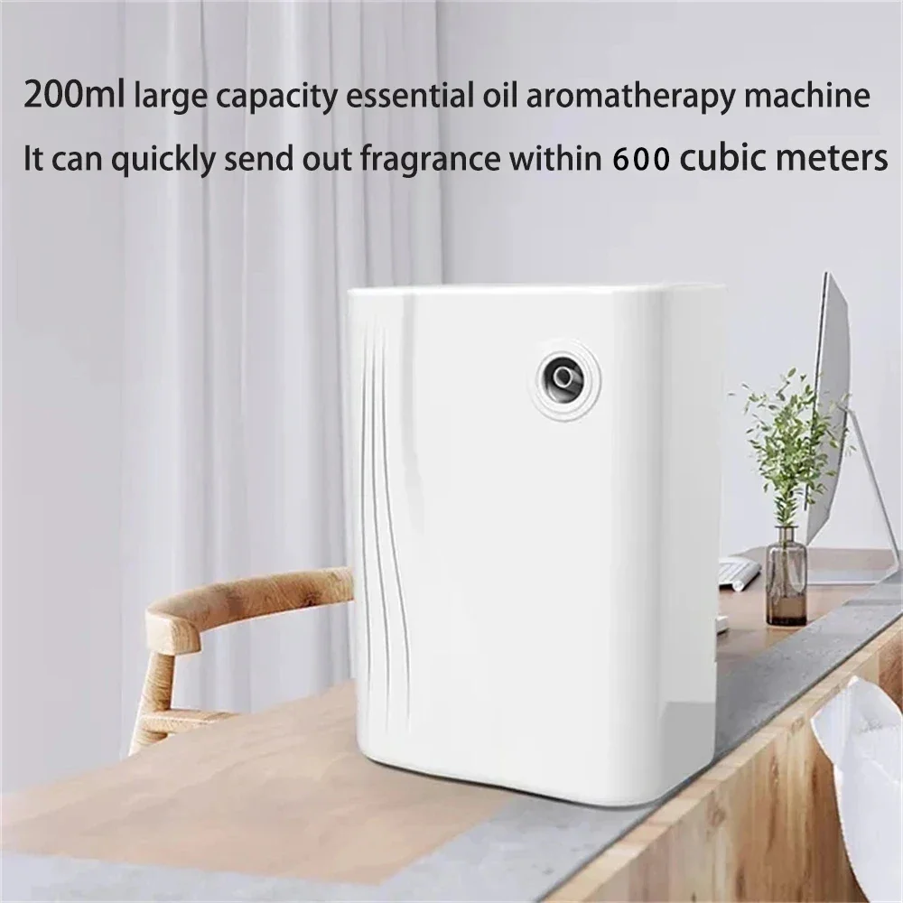 Timing Essential Oil Diffuser 600m³ Large Aroma Diffuser Wall Mounted Scent Machine Hotel Home Fragrance Smell Distributor