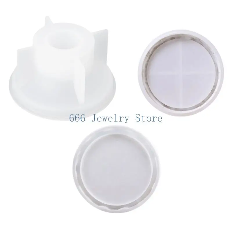 F2TD Display Tray Craft Mold for Handmade Casting, Soft Silicone Reusable Form for DIY Stand Project Making and Use