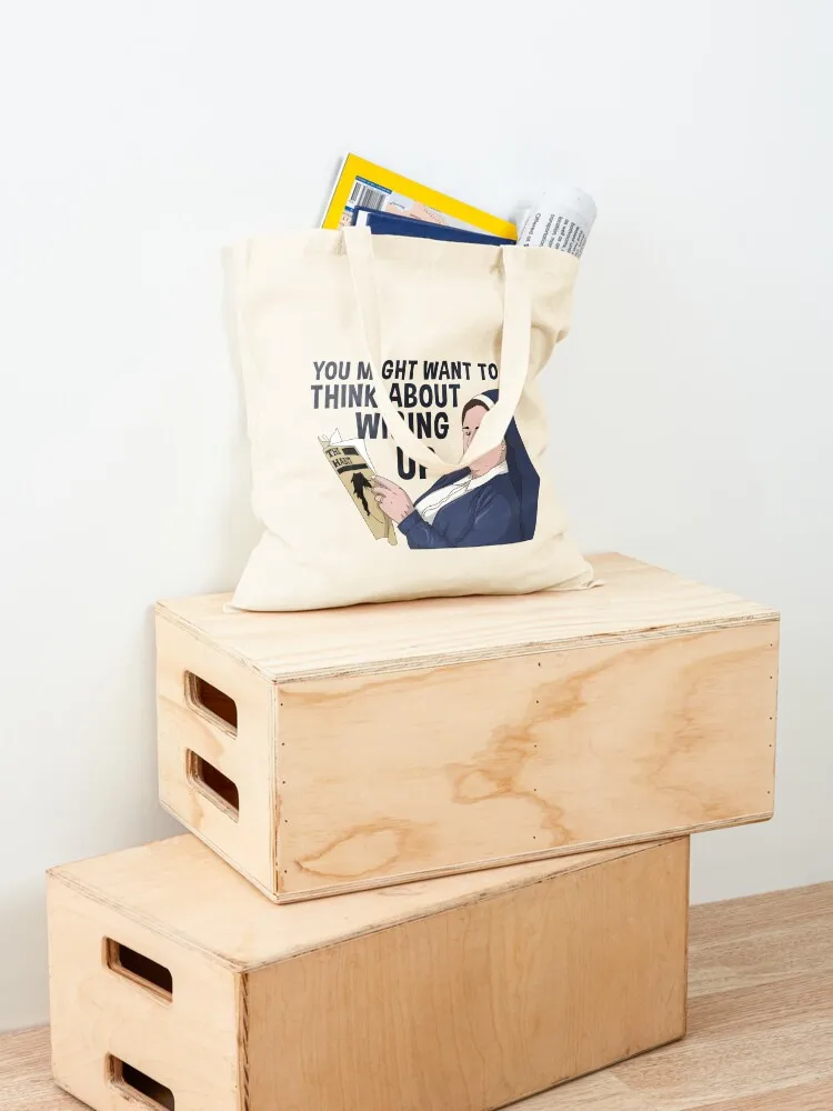 You Might Want to Think About Wising Up Tote Bag Handbags female bag shopping bag logo Gift
