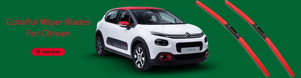 LNJING Bunte Scheibenwischerblätter für Citroen DS DS3 Crossback 2018-heute – Detail 2